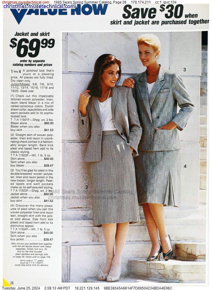 1985 Sears Spring Summer Catalog, Page 26