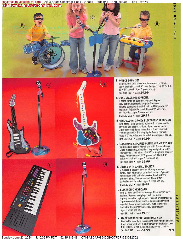 2003 Sears Christmas Book (Canada), Page 941