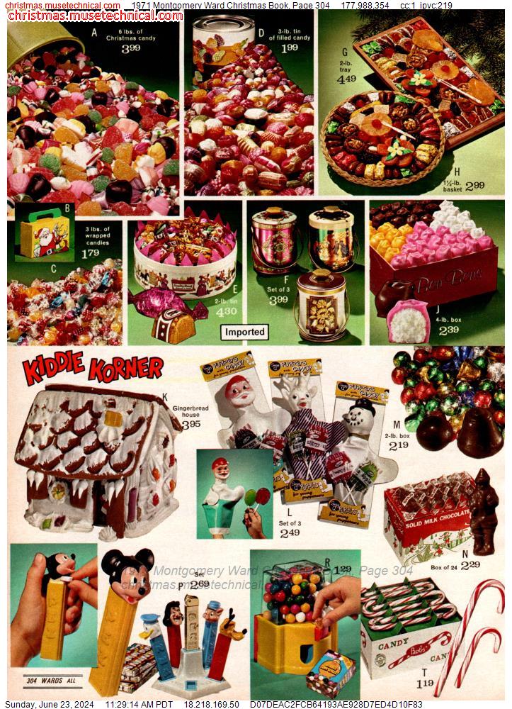 1971 Montgomery Ward Christmas Book, Page 304