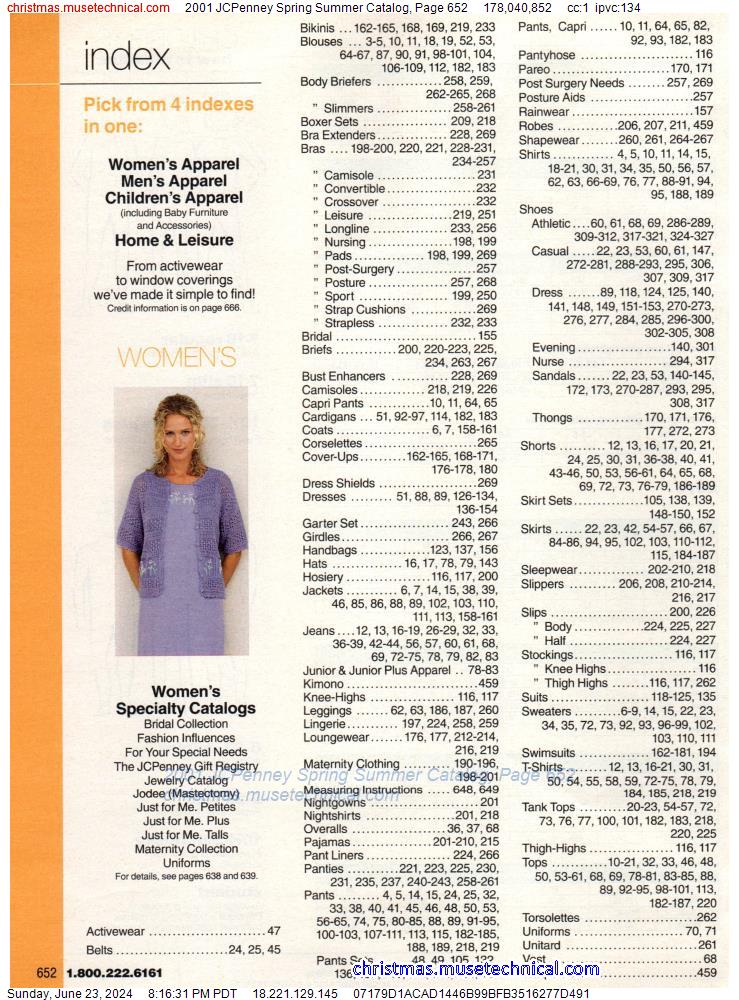 2001 JCPenney Spring Summer Catalog, Page 652