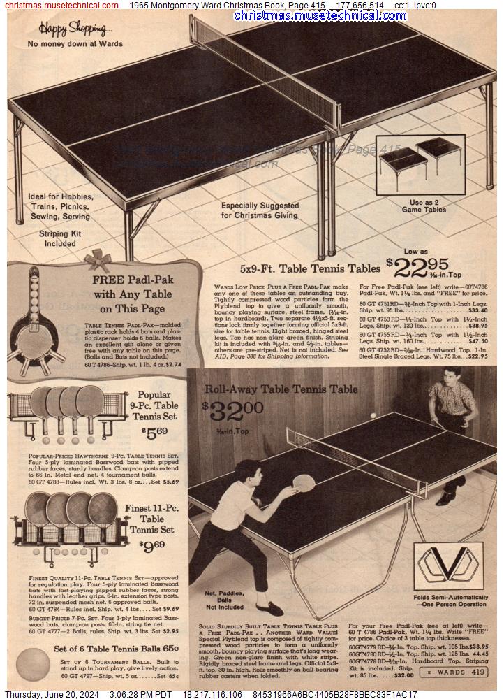 1965 Montgomery Ward Christmas Book, Page 415