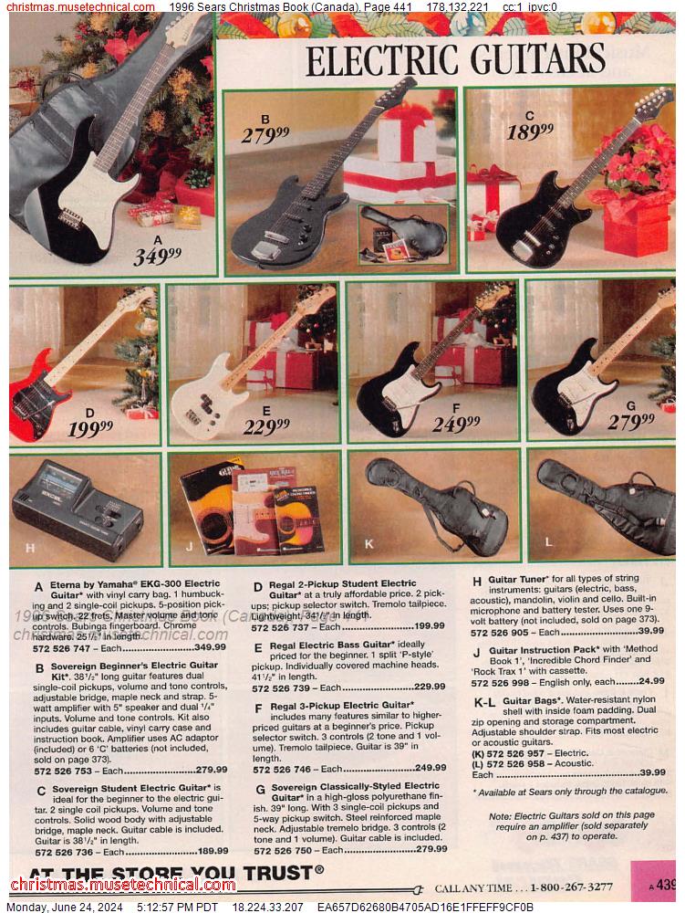 1996 Sears Christmas Book (Canada), Page 441