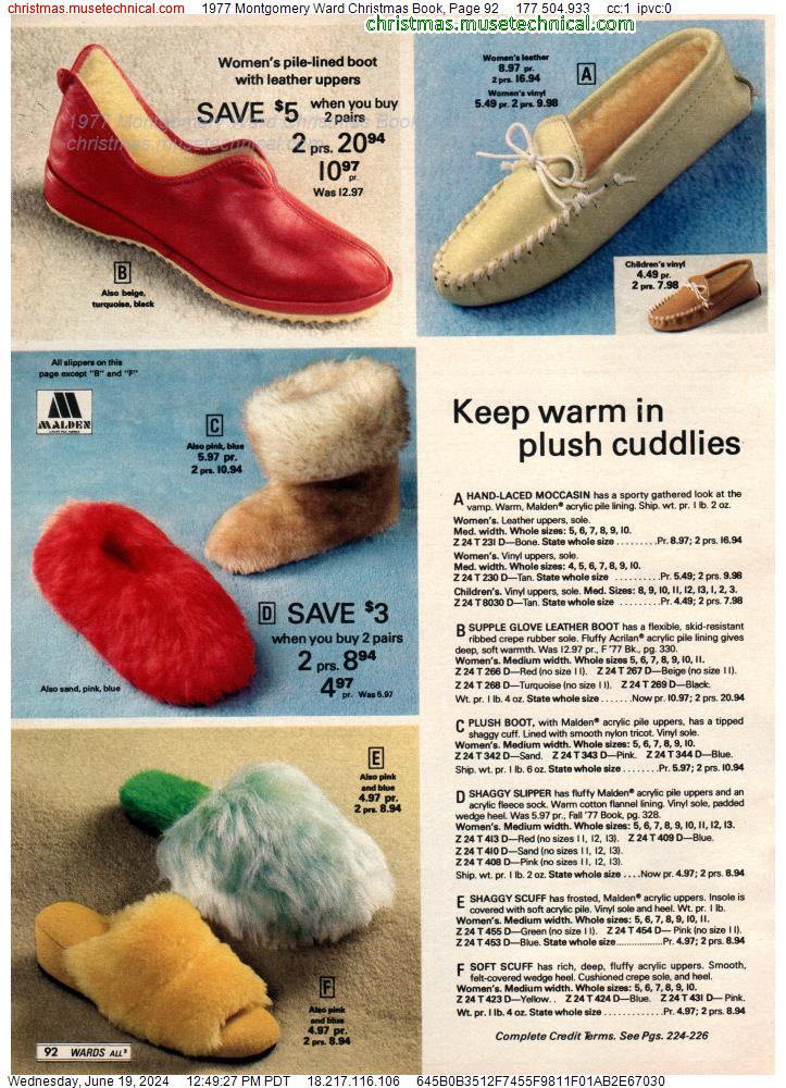 1977 Montgomery Ward Christmas Book, Page 92
