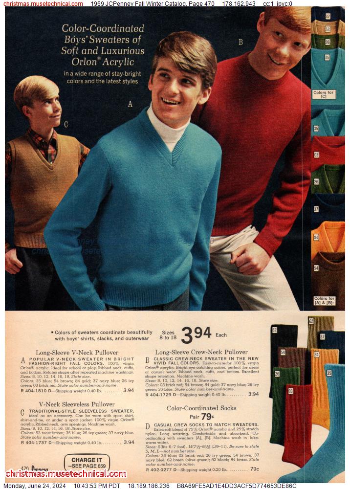 1969 JCPenney Fall Winter Catalog, Page 470