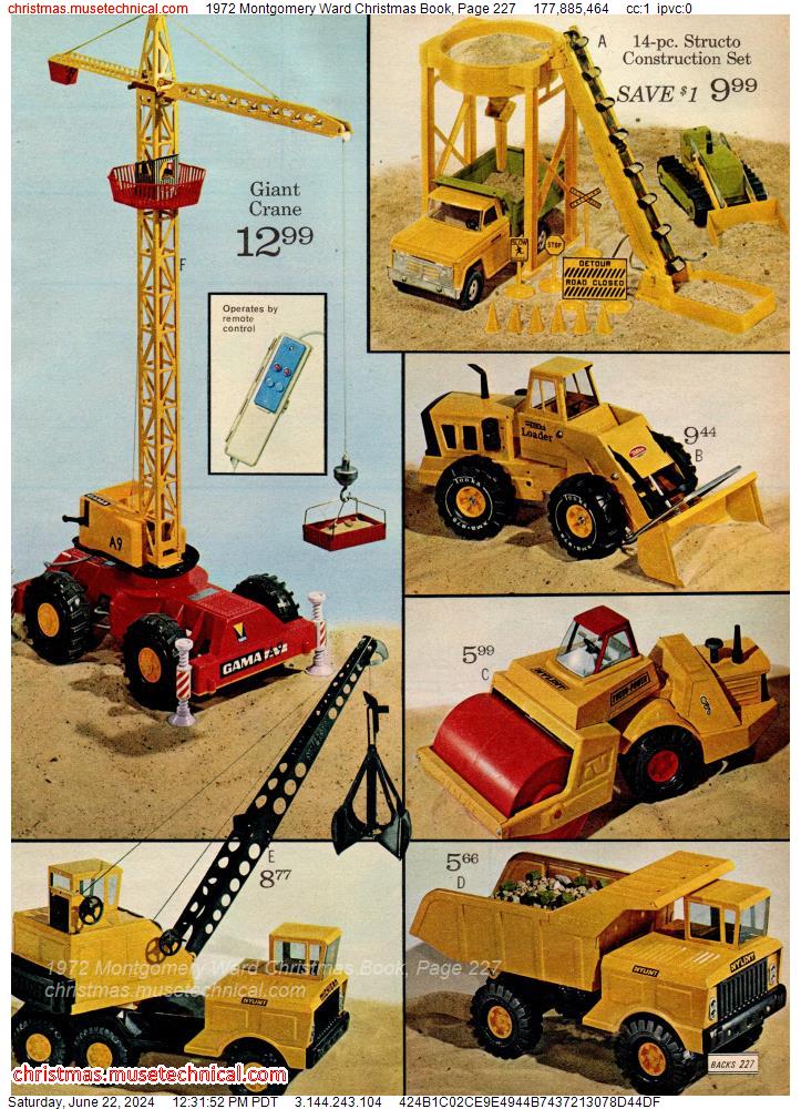 1972 Montgomery Ward Christmas Book, Page 227