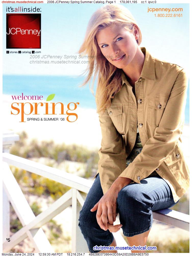 2006 JCPenney Spring Summer Catalog, Page 1
