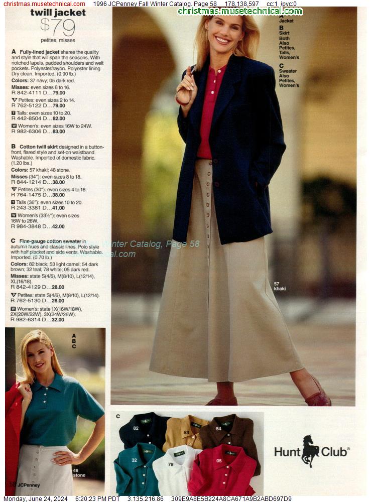 1996 JCPenney Fall Winter Catalog, Page 58