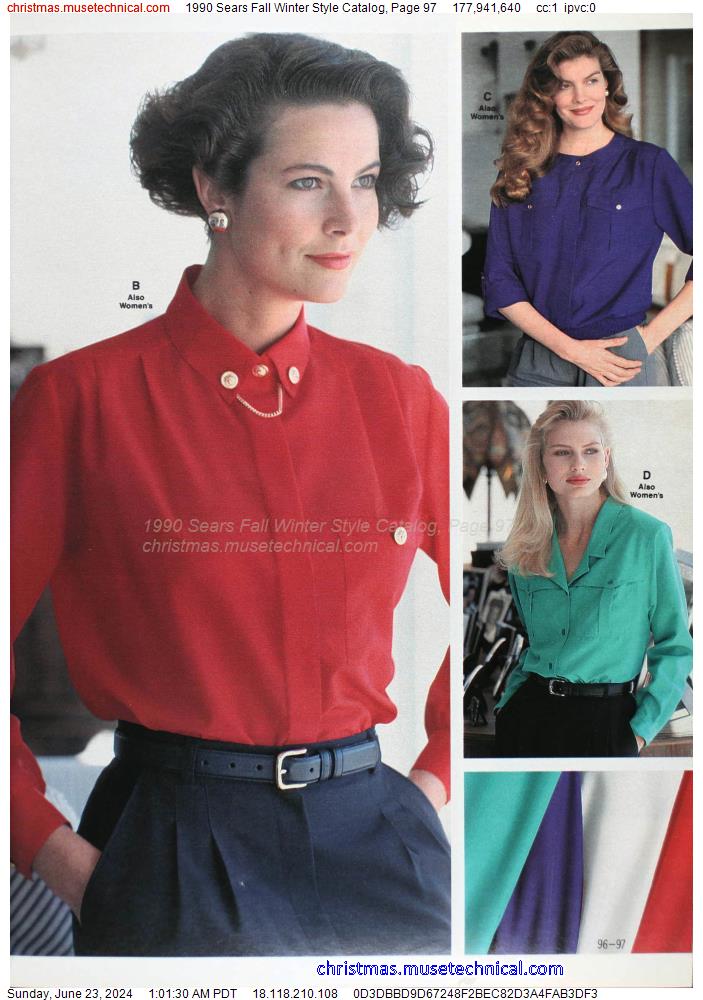 1990 Sears Fall Winter Style Catalog, Page 97