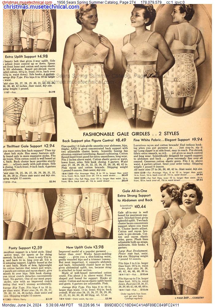 1956 Sears Spring Summer Catalog, Page 274