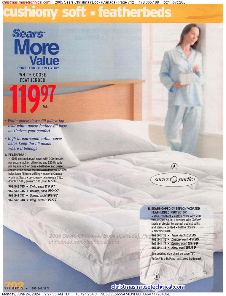 2005 Sears Christmas Book (Canada), Page 712