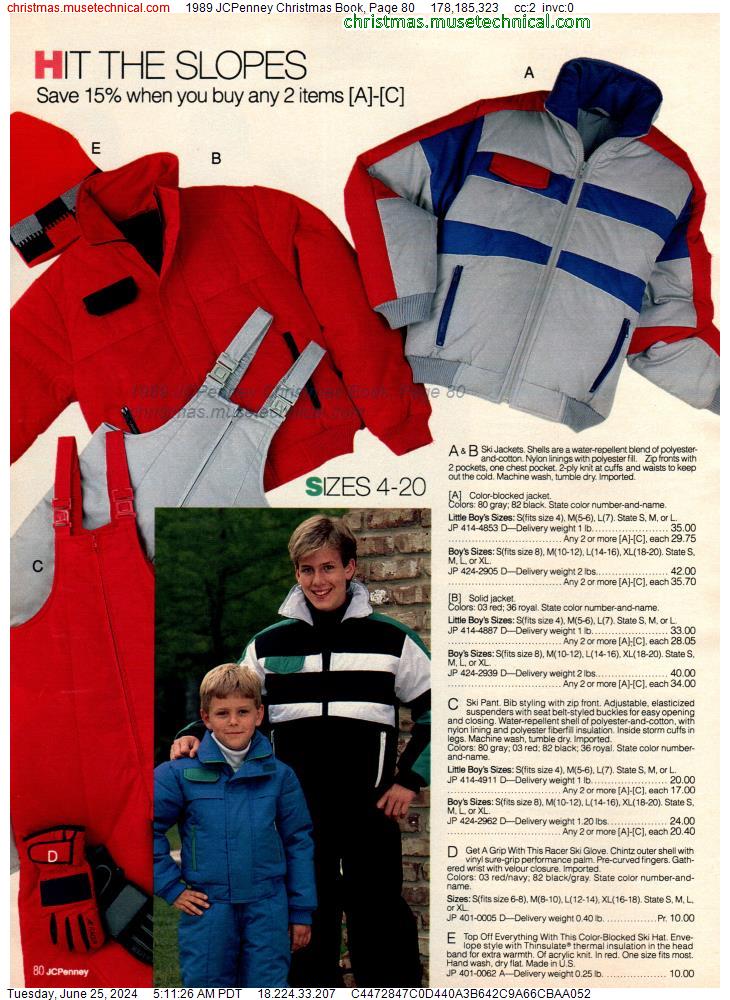 1989 JCPenney Christmas Book, Page 80