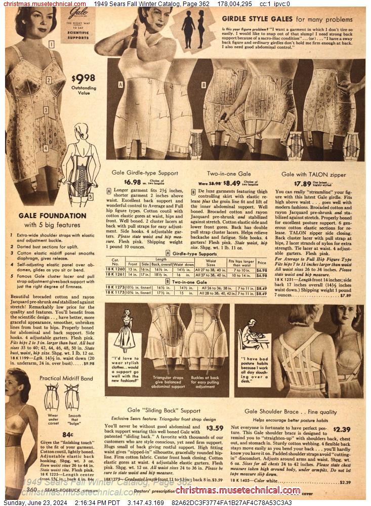 1949 Sears Fall Winter Catalog, Page 362