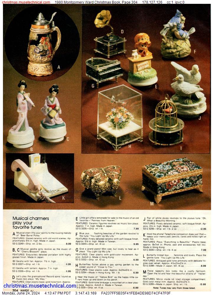 1980 Montgomery Ward Christmas Book, Page 304