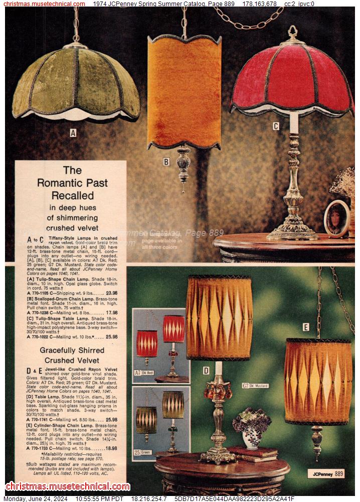 1974 JCPenney Spring Summer Catalog, Page 889