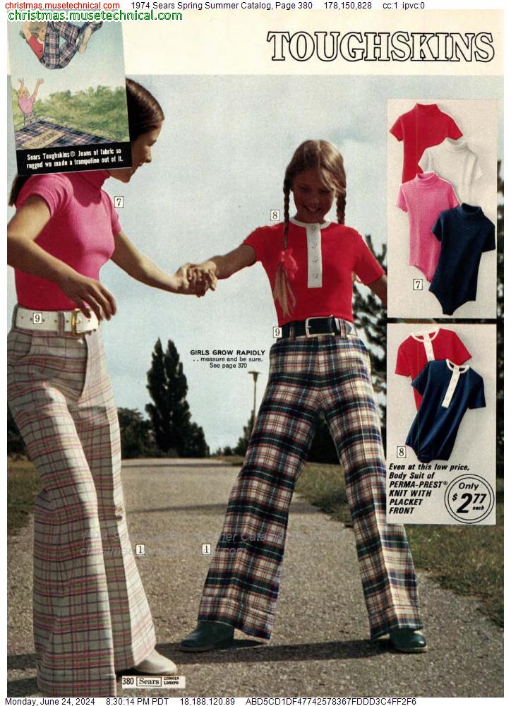 1974 Sears Spring Summer Catalog, Page 380