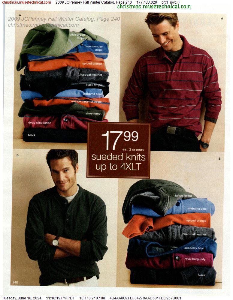 2009 JCPenney Fall Winter Catalog, Page 240
