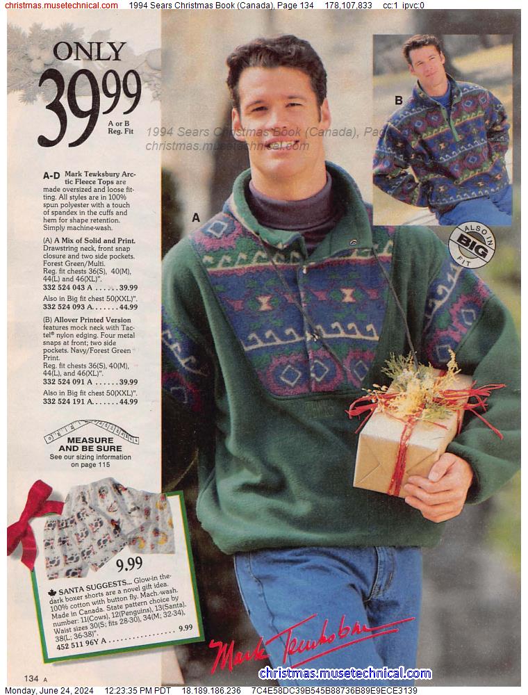 1994 Sears Christmas Book (Canada), Page 134