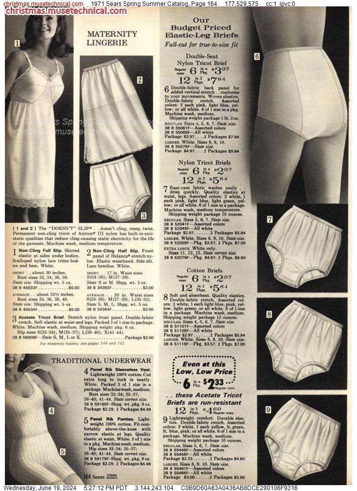 1971 Sears Spring Summer Catalog, Page 164