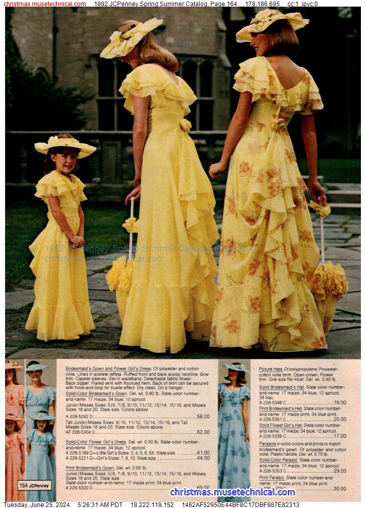 1982 JCPenney Spring Summer Catalog, Page 164