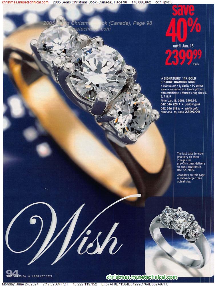 2005 Sears Christmas Book (Canada), Page 98