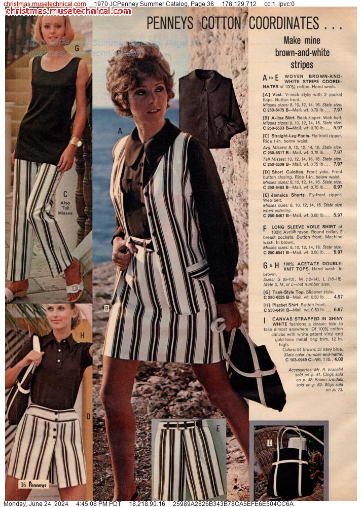 1970 JCPenney Summer Catalog, Page 36