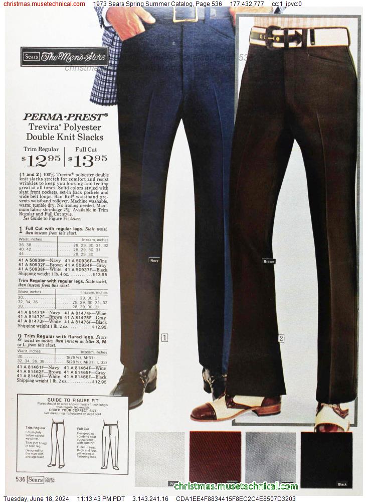 1973 Sears Spring Summer Catalog, Page 536