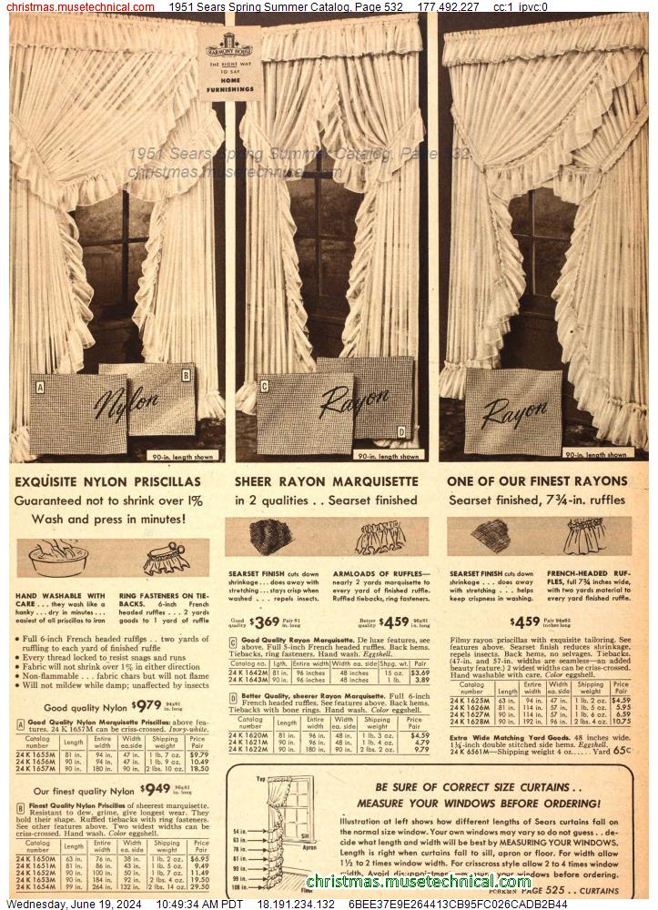 1951 Sears Spring Summer Catalog, Page 532