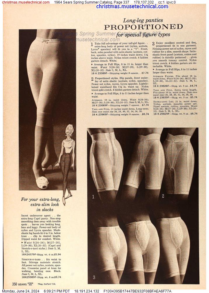 1964 Sears Spring Summer Catalog, Page 337