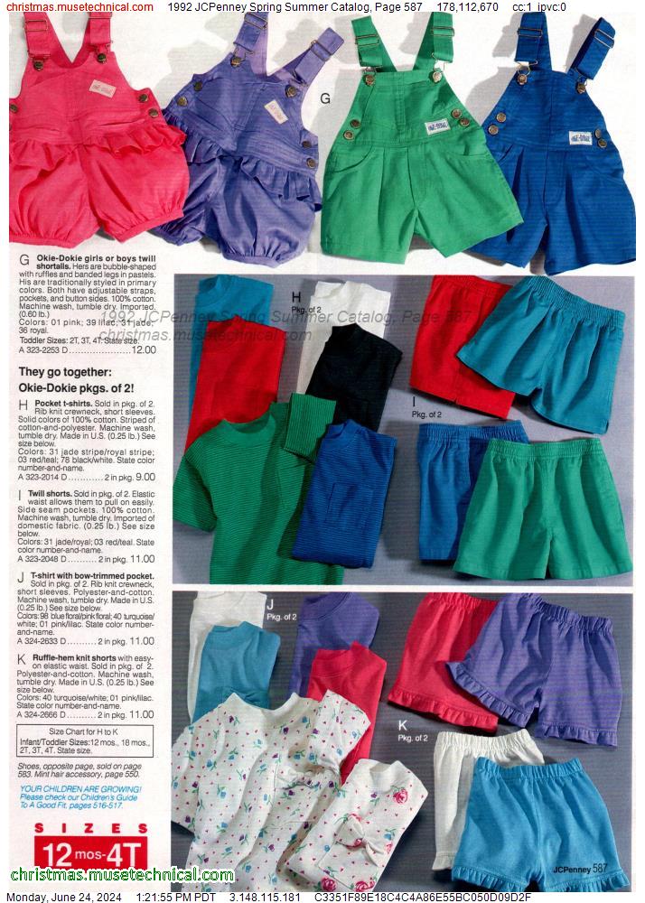 1992 JCPenney Spring Summer Catalog, Page 587