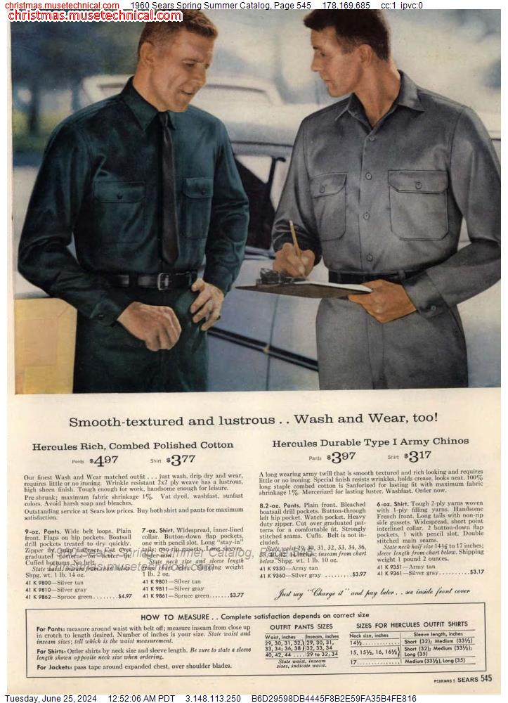 1960 Sears Spring Summer Catalog, Page 545
