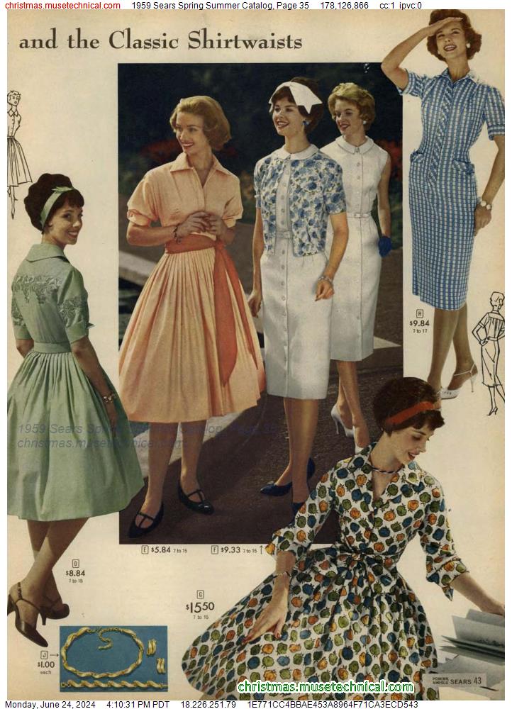 1959 Sears Spring Summer Catalog, Page 35