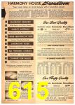 1951 Sears Spring Summer Catalog, Page 615