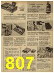 1962 Sears Spring Summer Catalog, Page 807