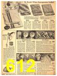 1940 Sears Fall Winter Catalog, Page 612