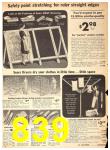 1942 Sears Spring Summer Catalog, Page 839
