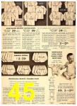 1950 Sears Fall Winter Catalog, Page 45