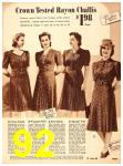 1940 Sears Fall Winter Catalog, Page 92
