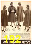 1952 Sears Fall Winter Catalog, Page 192