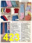 1981 Sears Spring Summer Catalog, Page 423