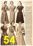 1956 Sears Spring Summer Catalog, Page 54