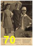 1961 Sears Spring Summer Catalog, Page 70