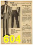 1962 Sears Spring Summer Catalog, Page 604