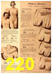 1940 Sears Fall Winter Catalog, Page 220