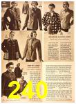 1949 Sears Fall Winter Catalog, Page 240