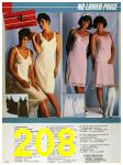 1986 Sears Spring Summer Catalog, Page 208