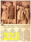 1942 Sears Spring Summer Catalog, Page 223