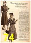 1956 Sears Fall Winter Catalog, Page 74