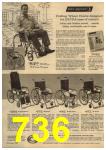 1961 Sears Spring Summer Catalog, Page 736