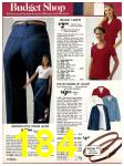 1981 Sears Spring Summer Catalog, Page 184