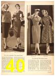 1958 Sears Spring Summer Catalog, Page 40